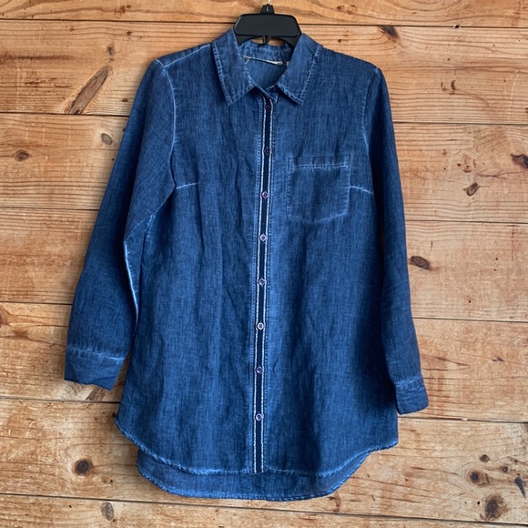 Soft Surroundings Pool Party Shirt style 2DC98 - Picture 1 of 11